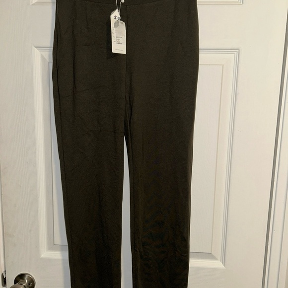 Eileen Fisher washable flex ponte pant size xxs huntr green NWT - Picture 2 of 5